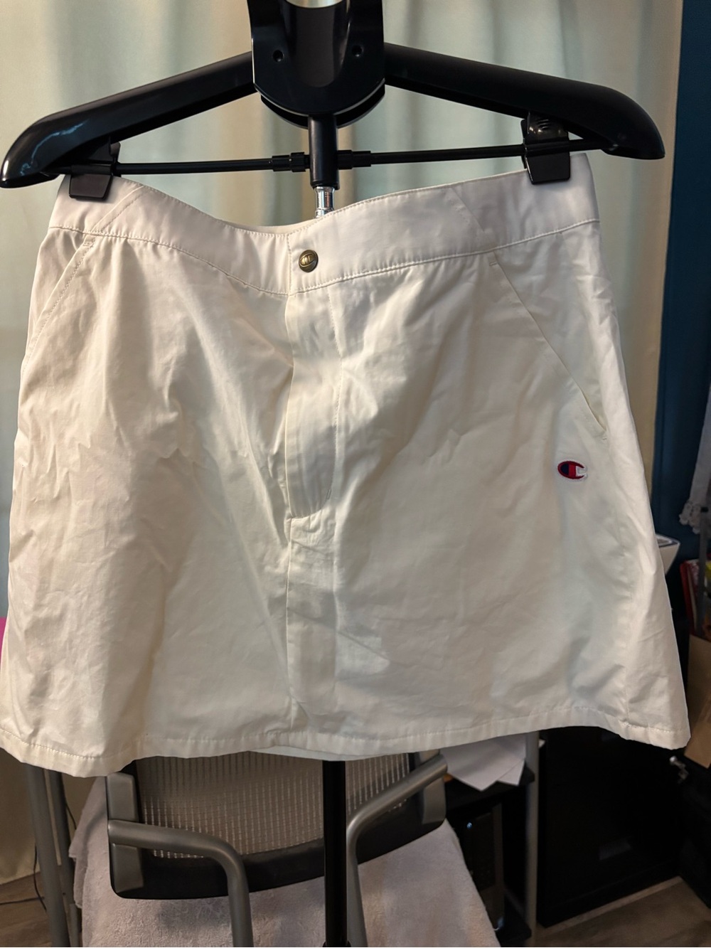 Champion White Women’s Athletic Skirt with wicking